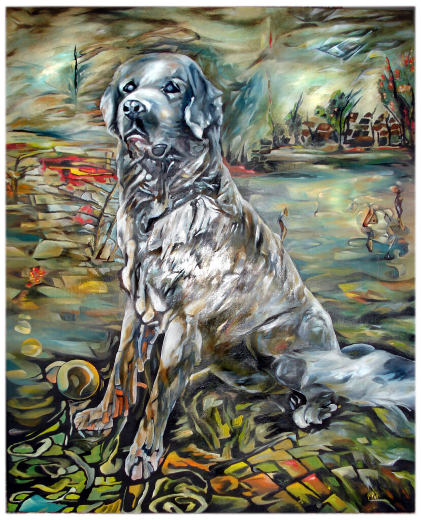 „Tristan“, 2007, 95 x 120 cm, oil on canvas, © Michael Pfeiffer