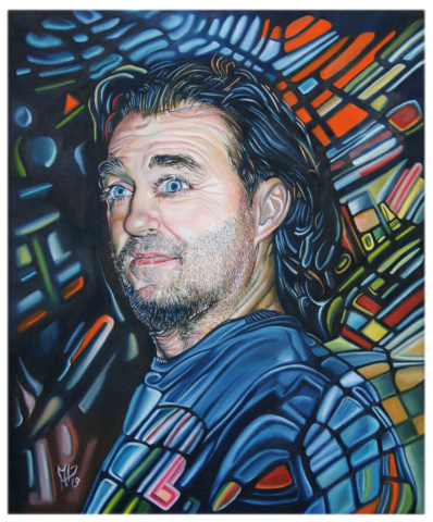„Klaus“, 2019, 50 x 70 cm, oil on canvas, © Michael Pfeiffer
