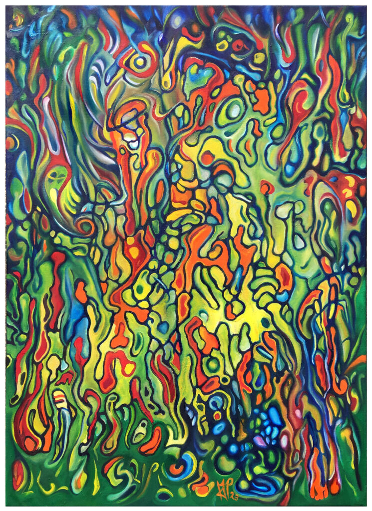 „Ölgemälde Liebesgeschichten von Michael Pfeiffer, Phantastischer Realismus“