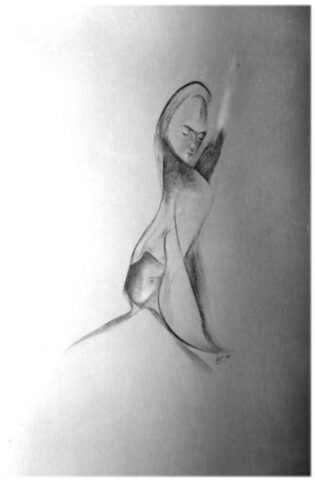 „Zeit des Kindes“, 1988, 50x70, pencil on paper, © Michael Pfeiffer